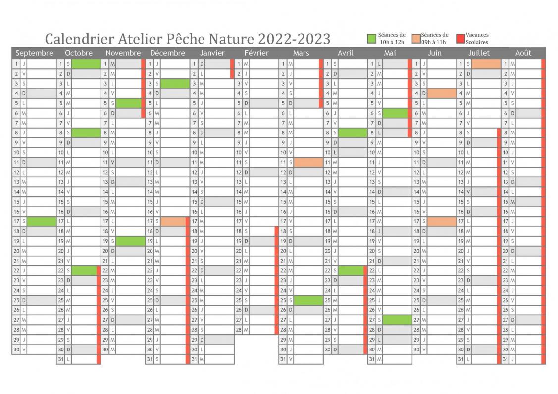 Calendrier apn 2022 2023